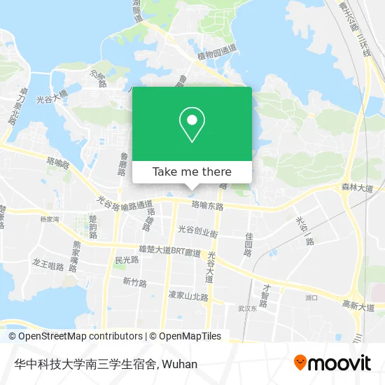 华中科技大学南三学生宿舍 map