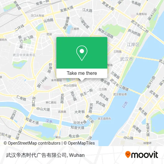武汉帝杰时代广告有限公司 map