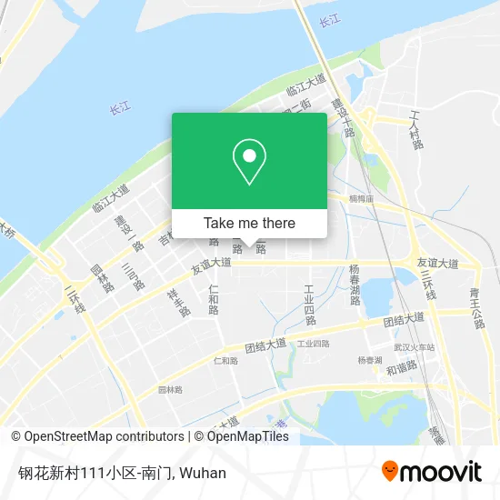 钢花新村111小区-南门 map