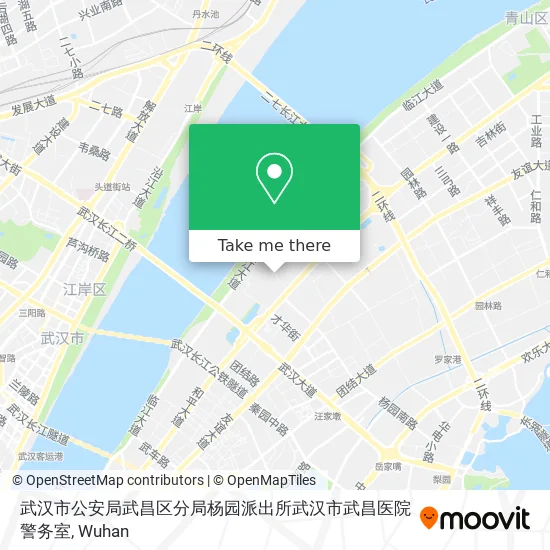武汉市公安局武昌区分局杨园派出所武汉市武昌医院警务室 map