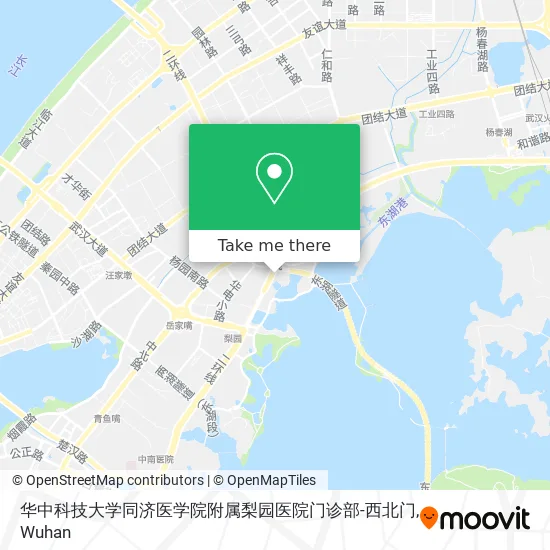 华中科技大学同济医学院附属梨园医院门诊部-西北门 map