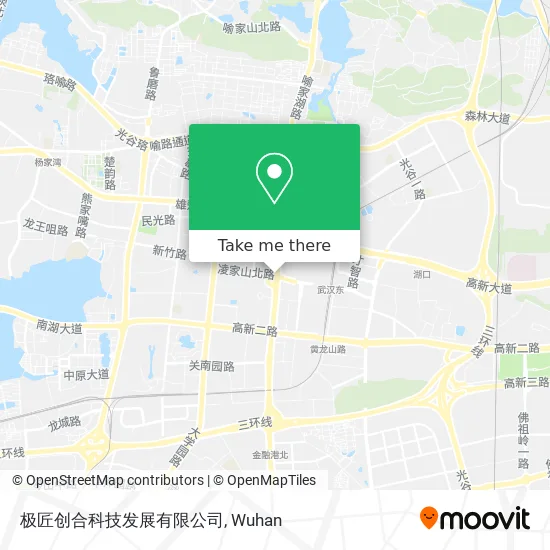极匠创合科技发展有限公司 map