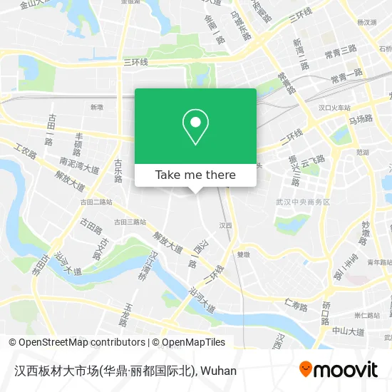 汉西板材大市场(华鼎·丽都国际北) map