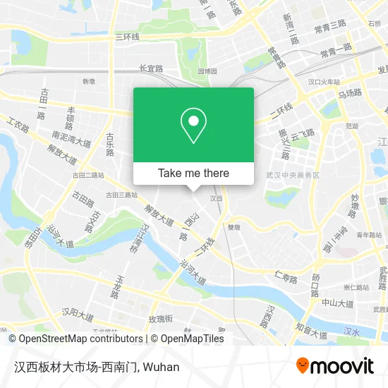 汉西板材大市场-西南门 map