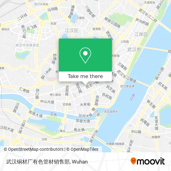 武汉铜材厂有色管材销售部 map