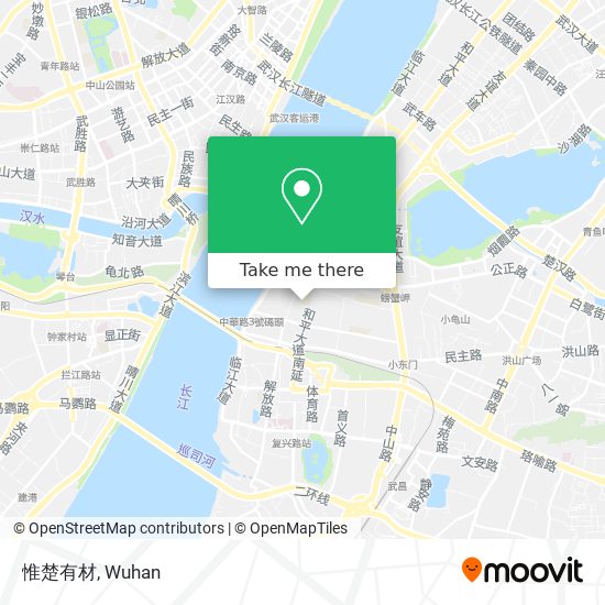 惟楚有材 map