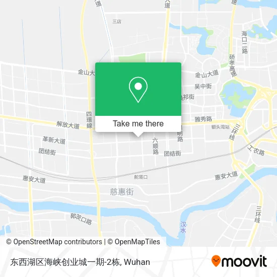 东西湖区海峡创业城一期-2栋 map