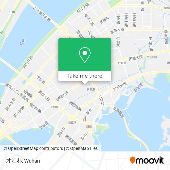 才汇巷 map