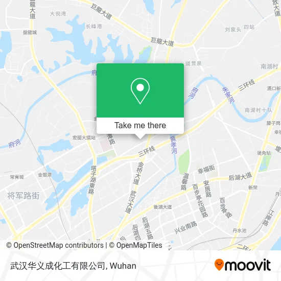 武汉华义成化工有限公司 map