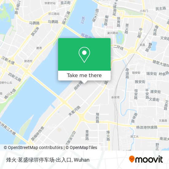 烽火·茗盛绿堓停车场-出入口 map