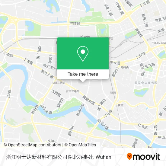 浙江明士达新材料有限公司湖北办事处 map
