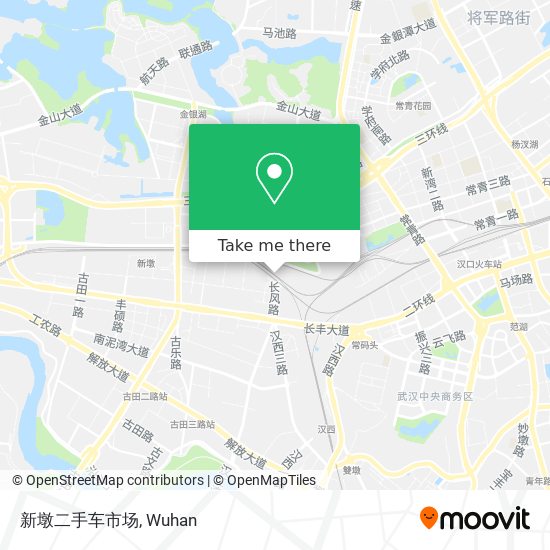 新墩二手车市场 map