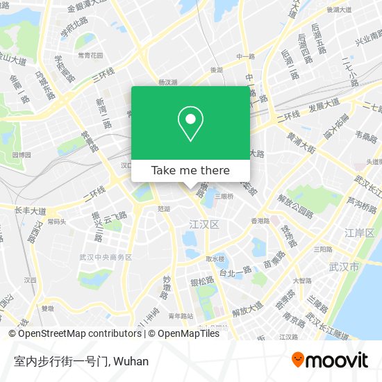 室内步行街一号门 map