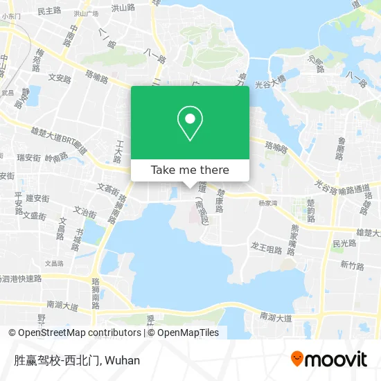 胜赢驾校-西北门 map