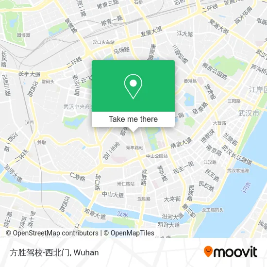 方胜驾校-西北门 map