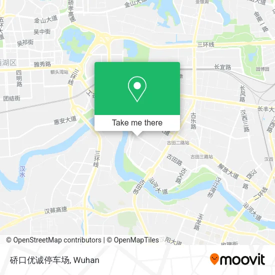 硚口优诚停车场 map