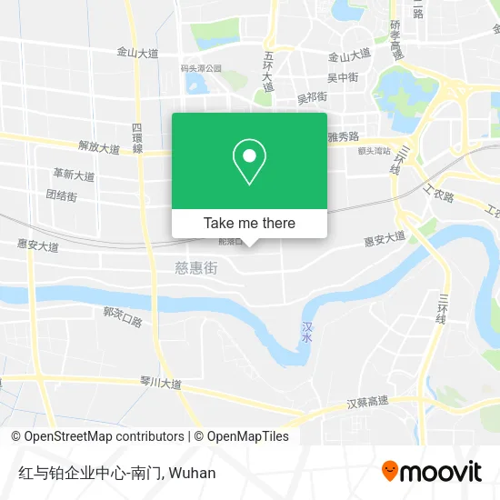 红与铂企业中心-南门 map