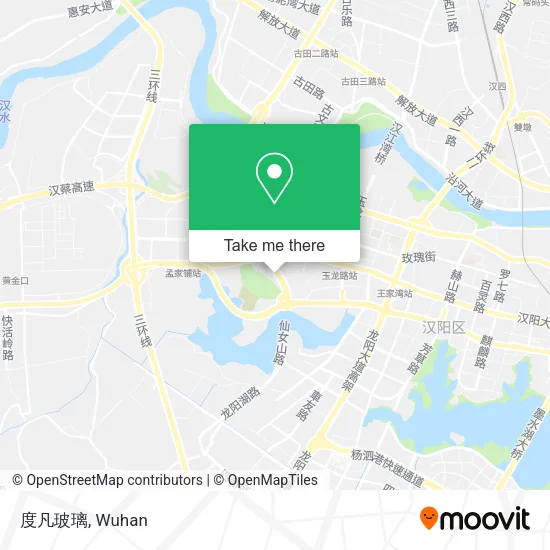 度凡玻璃 map