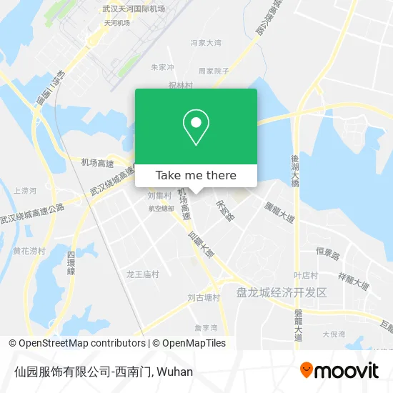仙园服饰有限公司-西南门 map