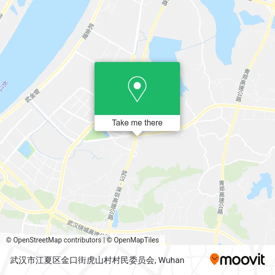 武汉市江夏区金口街虎山村村民委员会 map