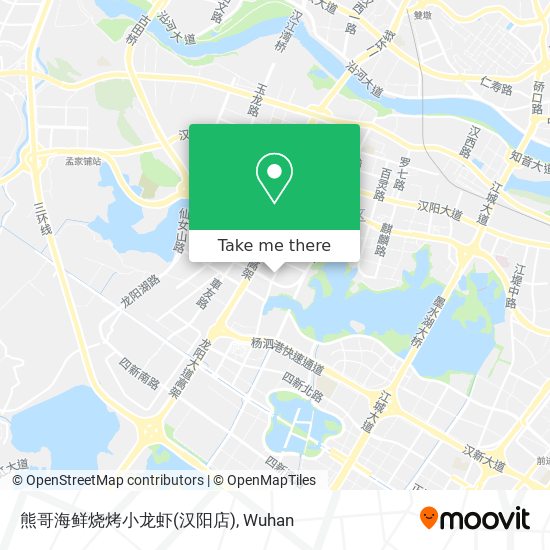 熊哥海鲜烧烤小龙虾(汉阳店) map