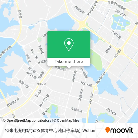 特来电充电站(武汉体育中心沌口停车场) map