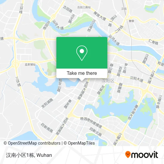 汉南小区1栋 map