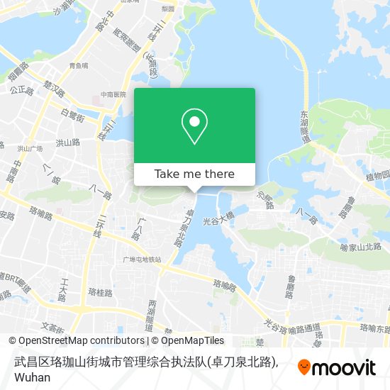 武昌区珞珈山街城市管理综合执法队(卓刀泉北路) map