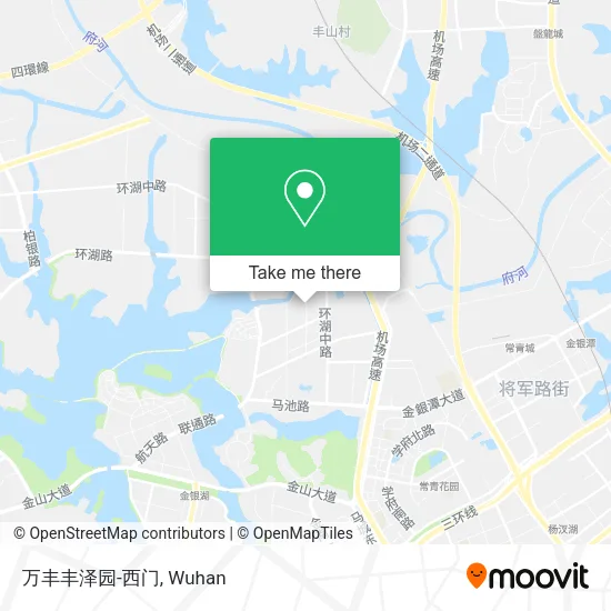 万丰丰泽园-西门 map
