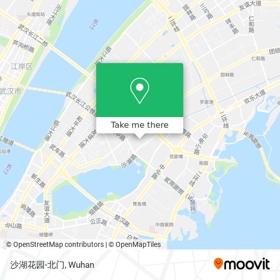 沙湖花园-北门 map