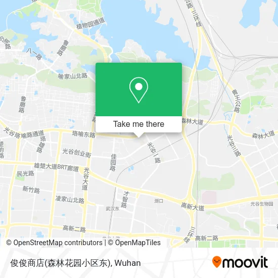 俊俊商店(森林花园小区东) map