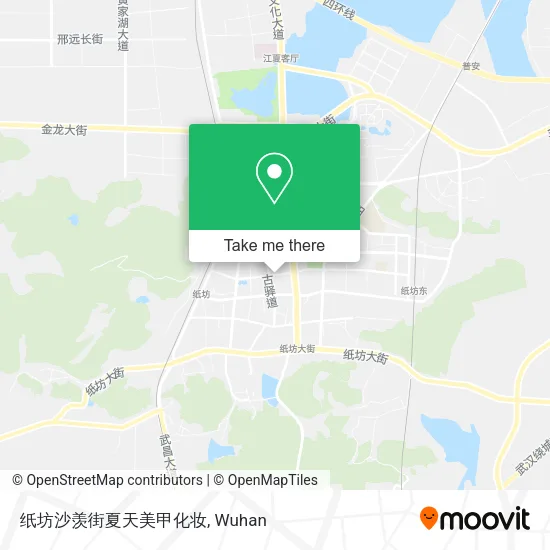 纸坊沙羡街夏天美甲化妆 map