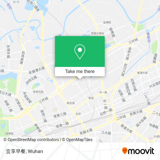 贡享早餐 map