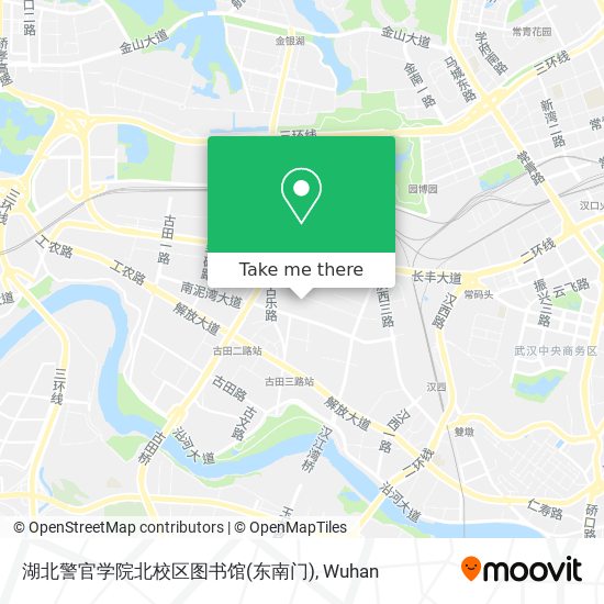 湖北警官学院北校区图书馆(东南门) map