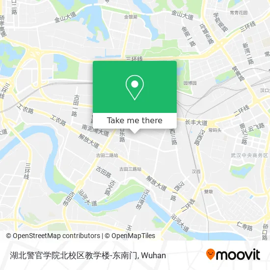 湖北警官学院北校区教学楼-东南门 map