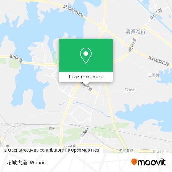 花城大道 map