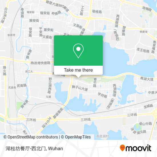 湖桂坊餐厅-西北门 map