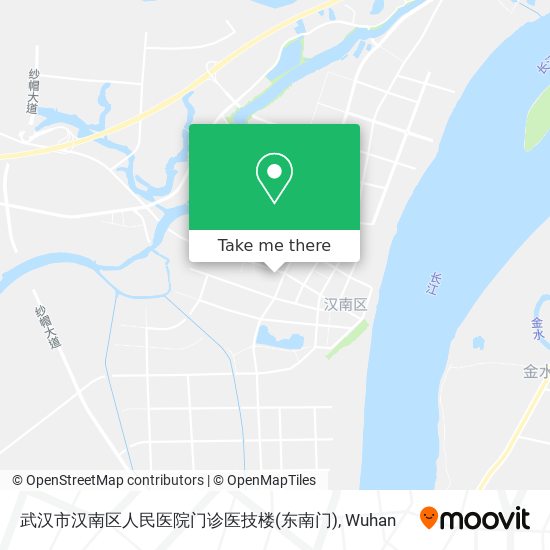 武汉市汉南区人民医院门诊医技楼(东南门) map