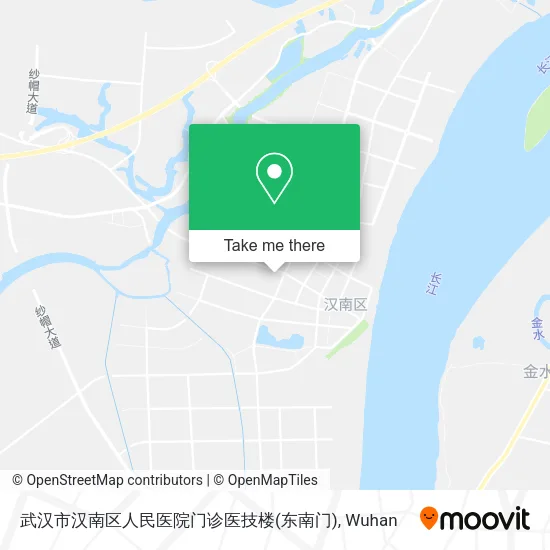 武汉市汉南区人民医院门诊医技楼(东南门) map