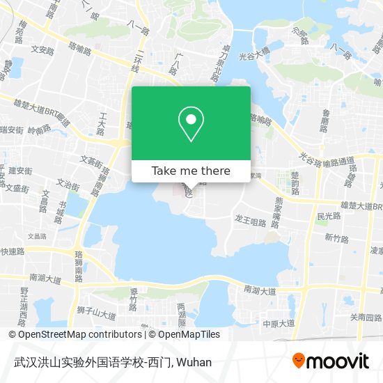 武汉洪山实验外国语学校-西门 map