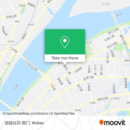 碧园社区-西门 map