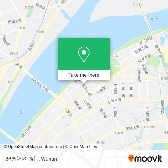 碧园社区-西门 map