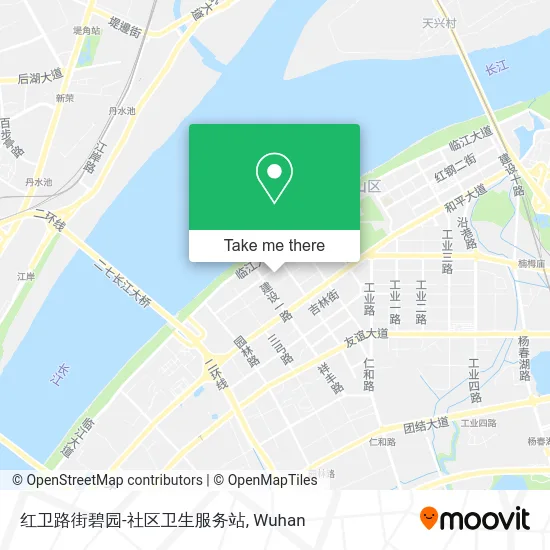 红卫路街碧园-社区卫生服务站 map