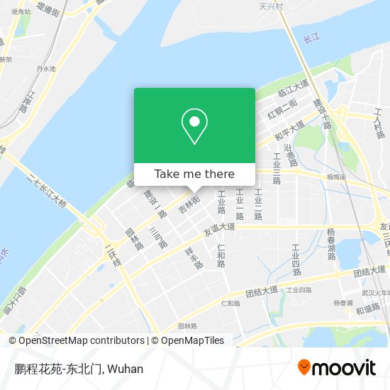 鹏程花苑-东北门 map