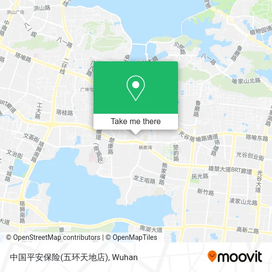 中国平安保险(五环天地店) map