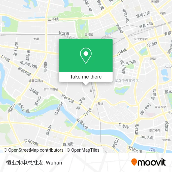 恒业水电总批发 map