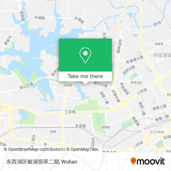 东西湖区银湖翡翠二期 map