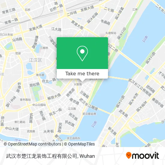 武汉市楚江龙装饰工程有限公司 map