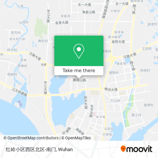 红岭小区西区北区-南门 map