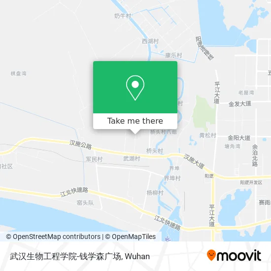 武汉生物工程学院-钱学森广场 map